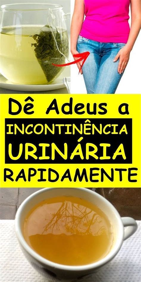 chá para tratar incontinência urinária